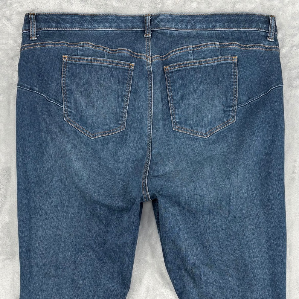 Torrid Jeans Women 22R Blue Bombshell Skinny Multi Button Fly Premium Stretch - Picture 8 of 11